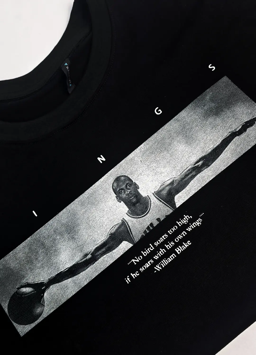 CAMISETA NEGRA OVERSIZE JORDAN - Imagen 4