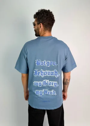 CAMISETA AZUL OVERSIZE SALM 3.3.4