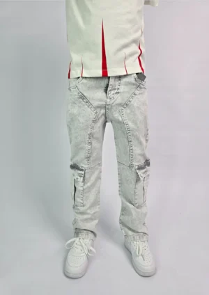 DRILL CARGO KIDS GRIS VIBES