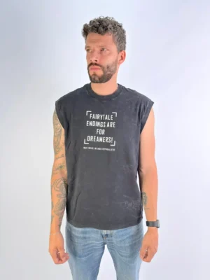 CAMISILLA HOMBRE-ACID WASH-GREY DREAMERS